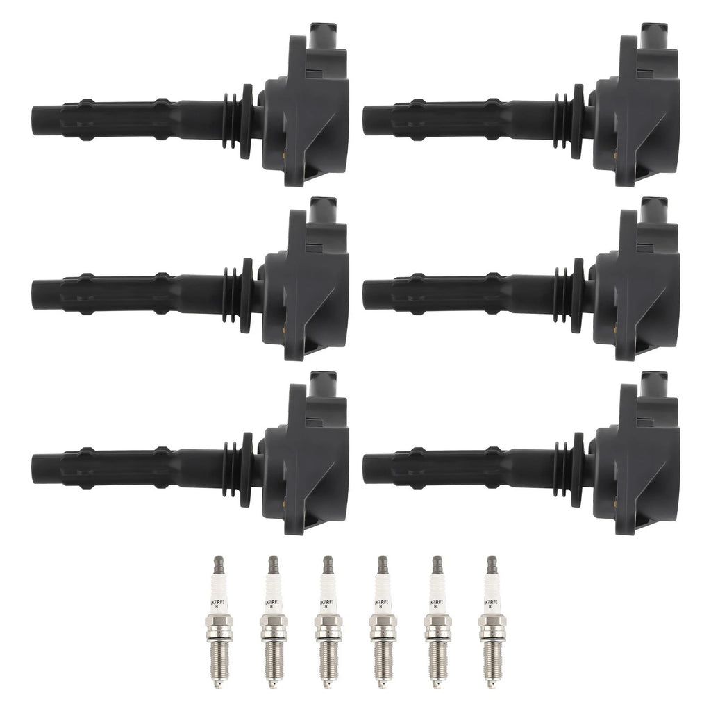 6X Ignition Coil + 6X Spark Plug for Dodge Sprinter 2500 3500 V6 3.5L (2007–2008)