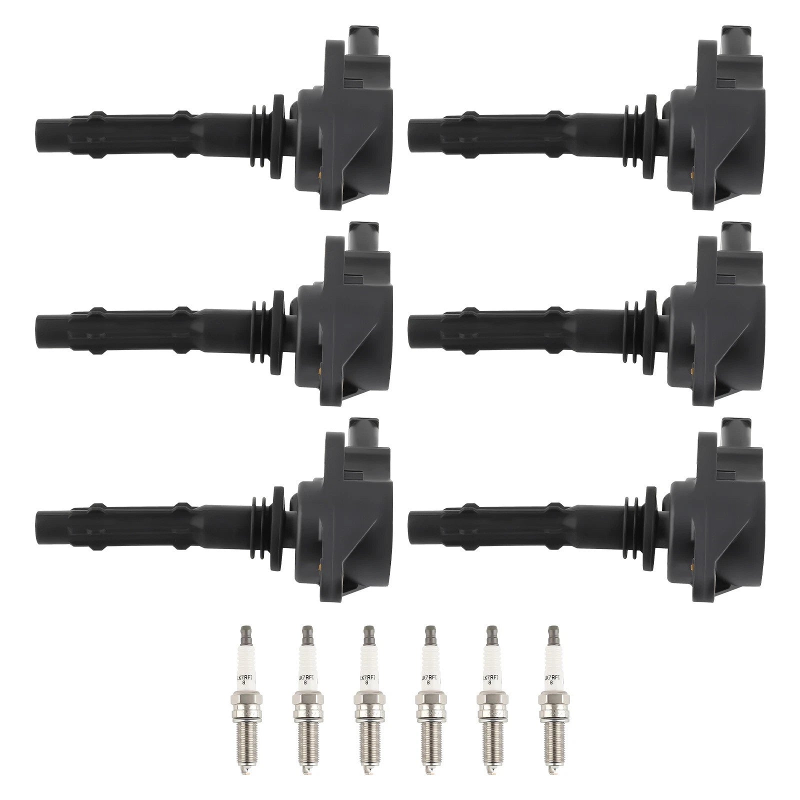 6X Ignition Coil + 6X Spark Plug for Dodge Sprinter 2500 3500 V6 3.5L (2007–2008)