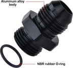 2-Pack 6AN Flare to 6AN ORB Male Fitting for Vehicle Fluid Transfer