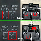 12V 40A 5-Pin Relay & Socket & Fuse Holders for Car SUV