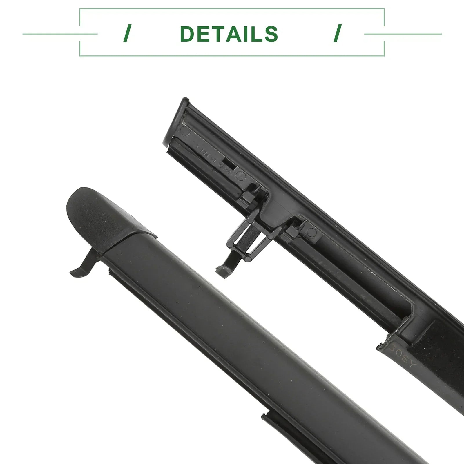 4 x Weatherstrip Window Seal for Honda Fit (2015-2020) Black