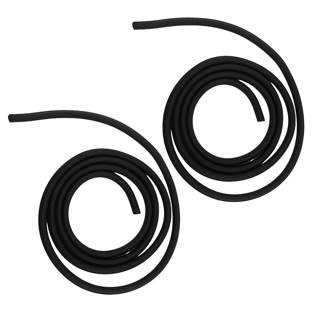 Set of 2 Front Door Window Belt Strips for Dodge Ram 1500-3500 (2002–2018)