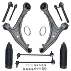 10PC Front Lower Control Arms Sway Bar Tie Rods for Honda Odyssey (2005–2010)