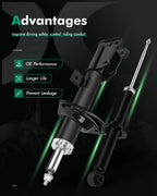 Front Rear Shock Absorber Strut Assemblies for Dodge Journey (2009–2010)