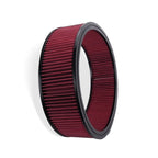 14" x 4" Red Round Washable Air Filter Element for Universal Applications