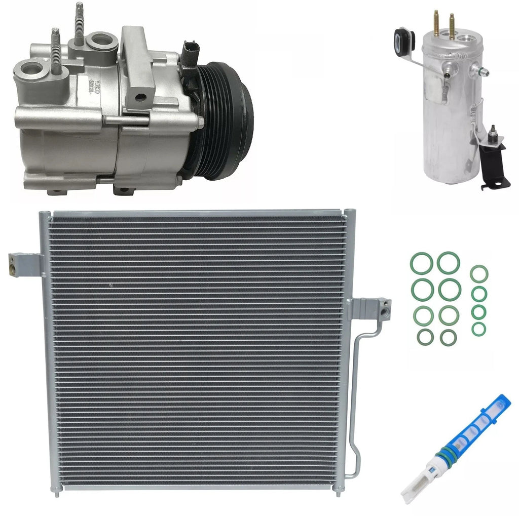 AC Compressor Kit with Condenser for Ford Explorer 4.6L (2008–2010)