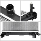 Aluminum Cooling Radiator DPI-13825 for Corolla Hatchback/UX200/UX250H (2019–2020)