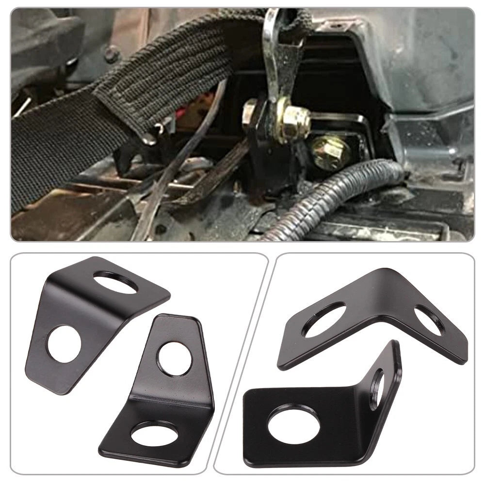 Set of 2 Seat Belt Mounting Brackets for Universal Fit