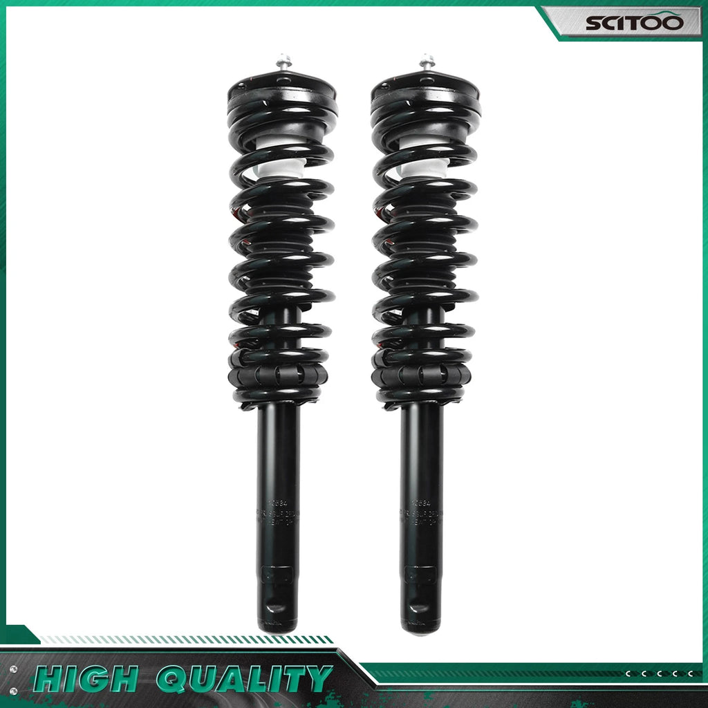 Set of 2 Front Struts Shocks w/ Spring & Mounts for Ford Fusion (2010–2012)