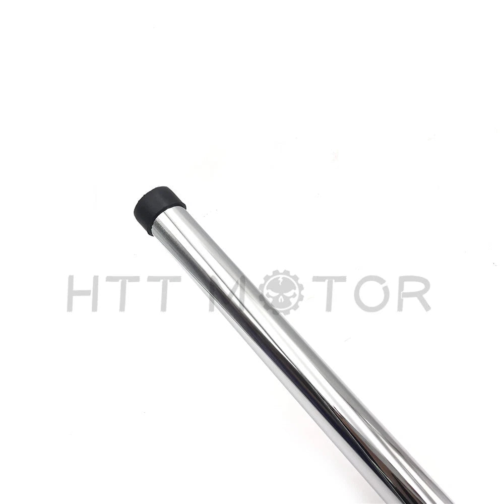 Chrome 7" Smooth Z-Bar Handlebars for Harley Sportster Dyna