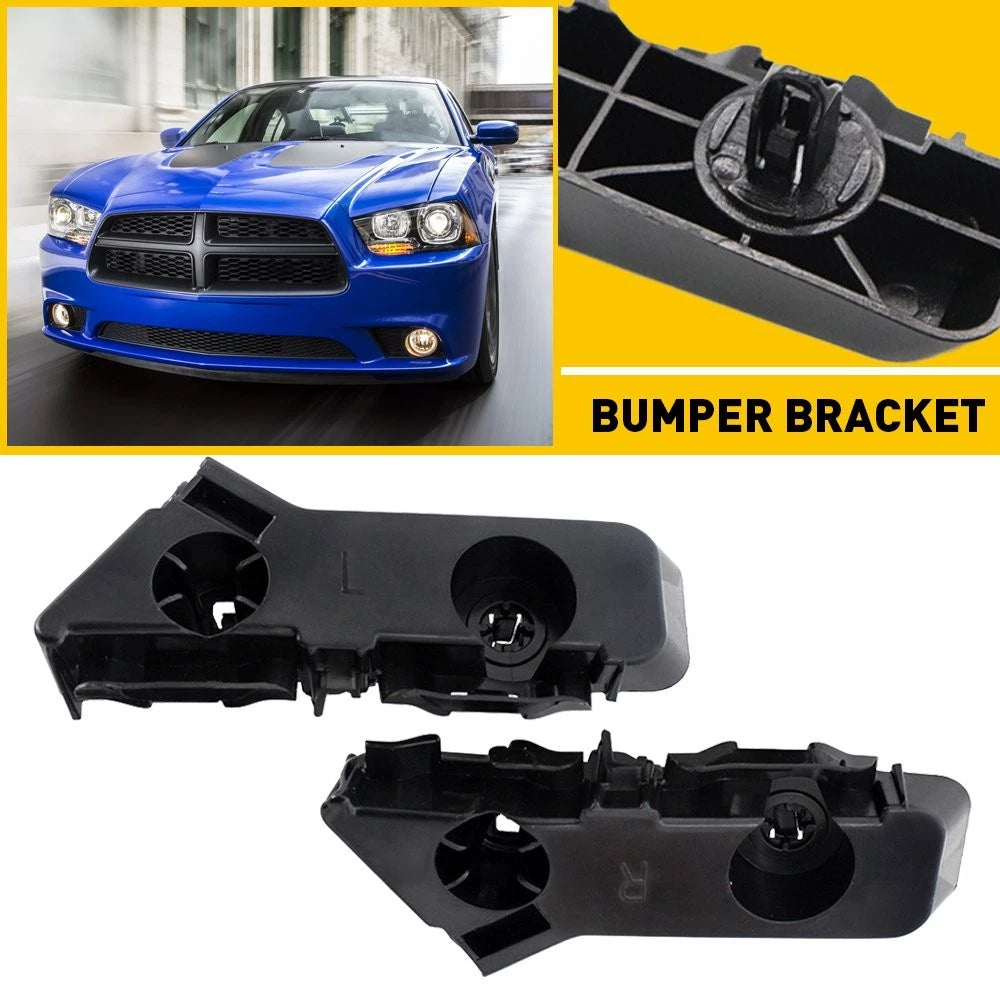 Bumper Bracket Set of 2 for Dodge Charger (2011–2014) Steel Front Left & Right