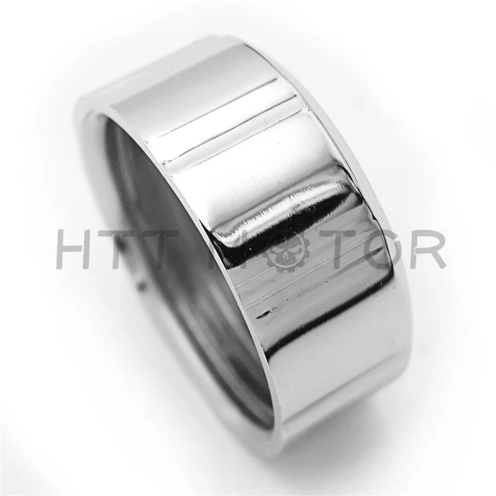 Chrome Fluid Reservoir Cap for Motorcycle (40mm Diameter)