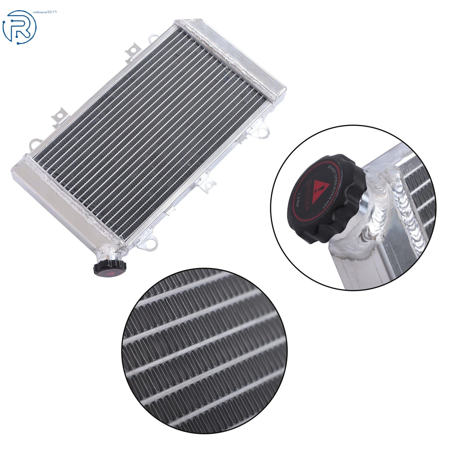Aluminum Radiator for Kawasaki Mule 2500 2510 2520 (1993-2000)