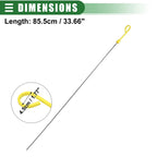 Engine Oil Dipstick Indicator for Ford F-350 (1988–1994) Metal Plastic Yellow