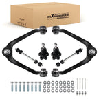 6x Front Upper Control Arms Sway Bar Link Kit for 1999-2006 GMC Sierra 1500 RWD