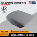 Fleece Console Lid Armrest Cover for Jeep Grand Cherokee (2005–2010) Gray