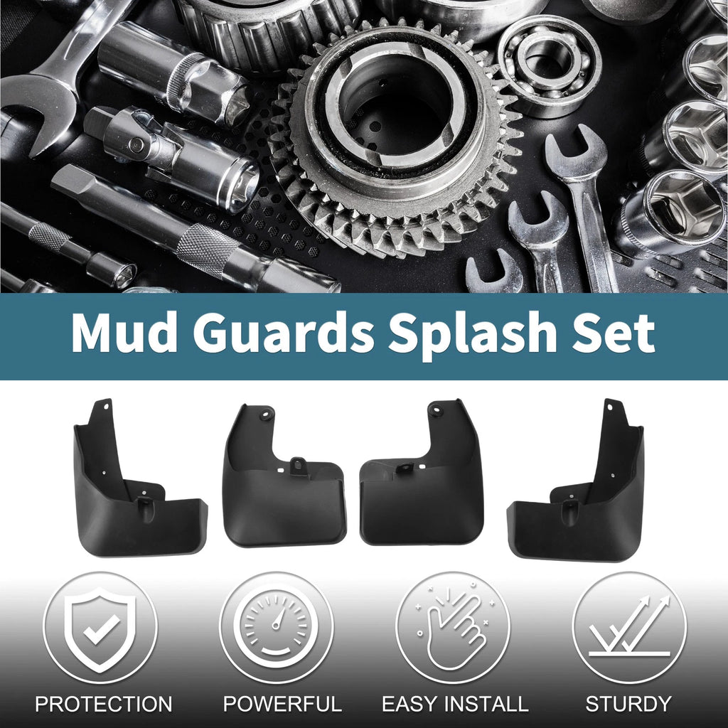Set of 4 Mud Flaps Splash Guards for Toyota RAV4 Fashion Edition (2018)