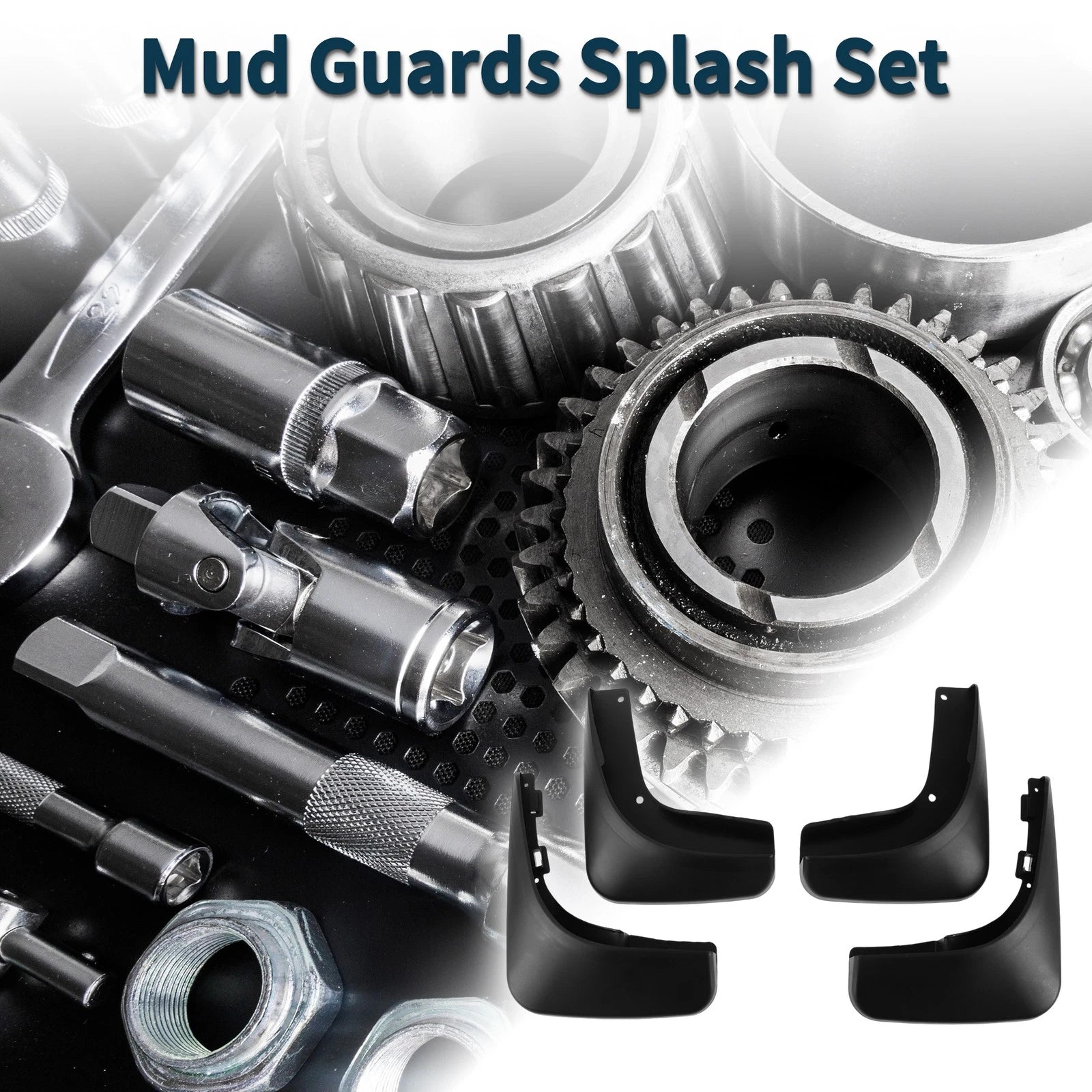 Set of 2 Mud Flaps Splash Guards for Volkswagen Golf 6 (2009–2013)