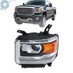 Driver Side HID Headlight w/LED DRL for GMC Sierra 2500HD/3500HD (2016–2019)