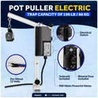 Line Hauler Pot Puller for 12V Applications (900W, 190 lb Capacity)