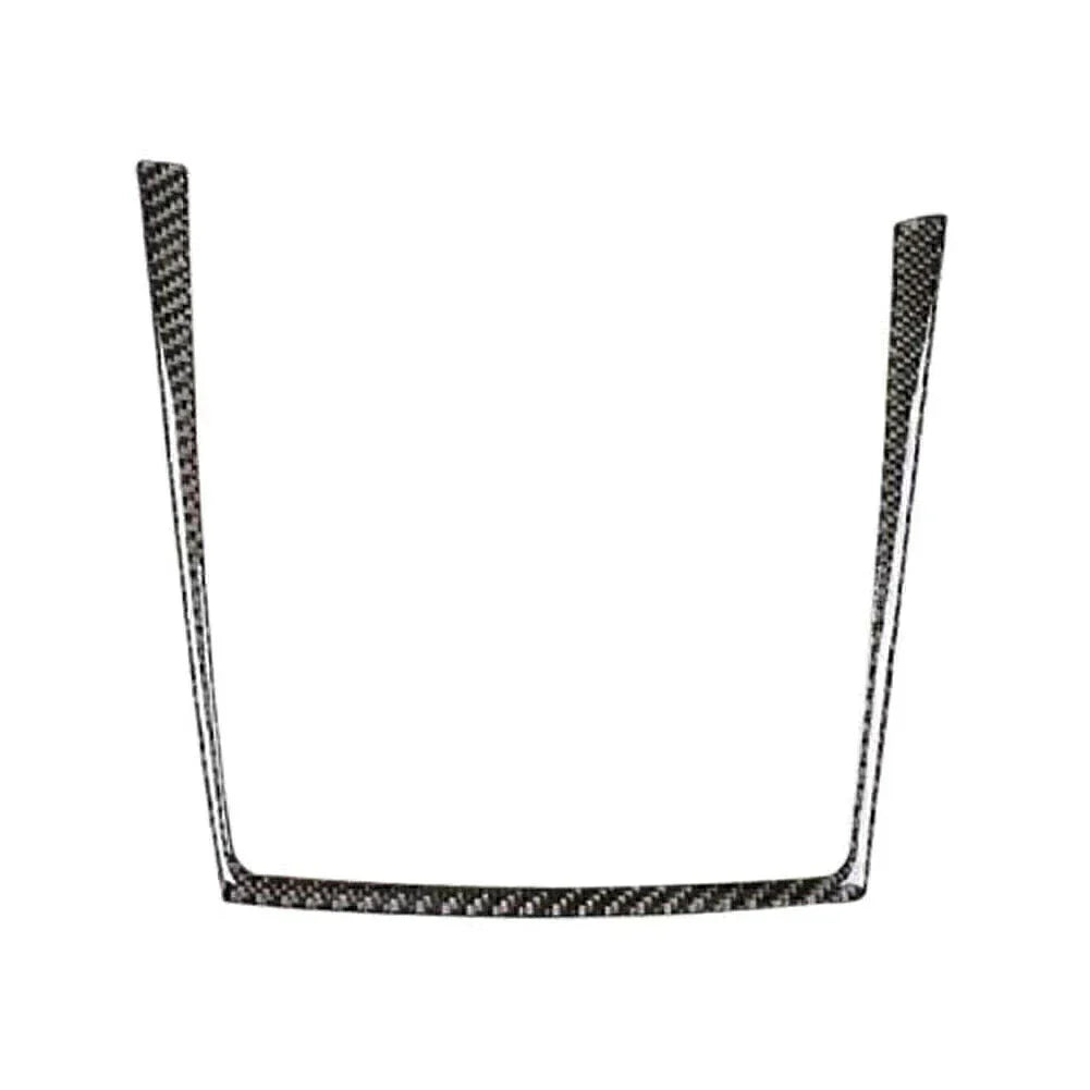 Carbon Fiber Water Cup Holder Trim for BMW X5 X6 E70 E71 (2009-2013)