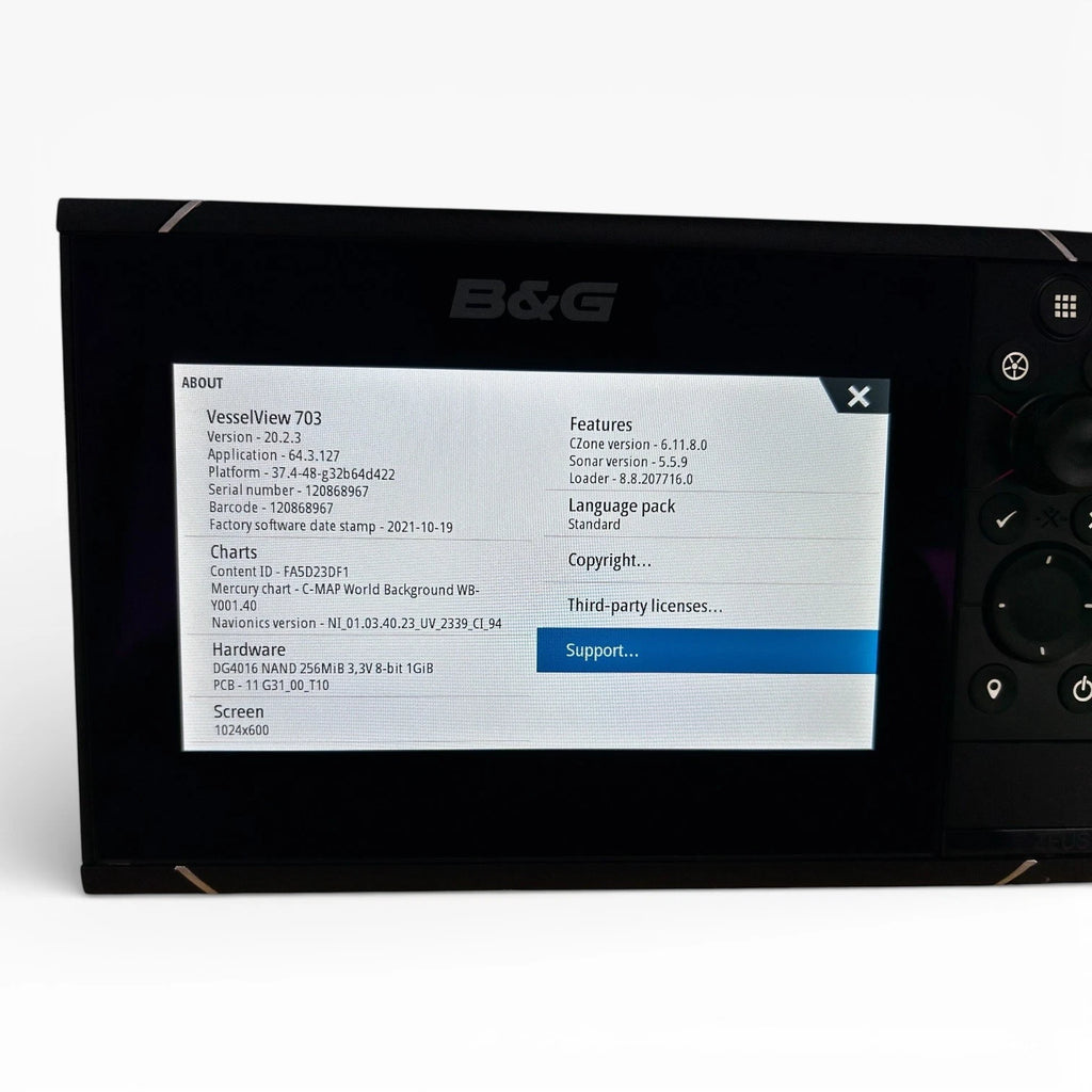 Vessel View 703 Touch Screen Display for Mercury (Marine) (8M0124497)