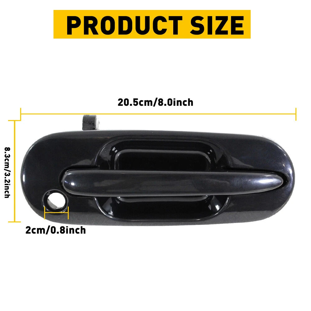 Exterior Outer Front Door Handle for Honda CR-V (1997-2001) Left Side