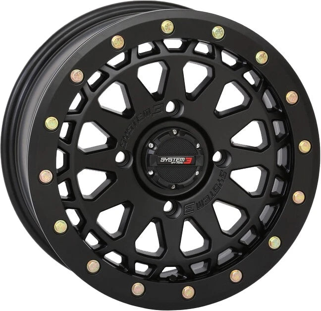 System 3 SB6 Beadlock Wheel 15x7 +10mm for ATV/UTV (4/137)
