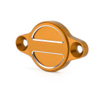 CNC Gold Oil Filter Cover Cap for Ducati Hypermotard (796, 939, 950, 1100, EVO)