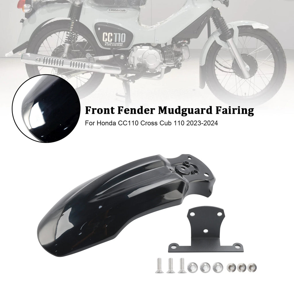 Front Fender Mudguard Fairing for Honda CC110 Cross Cub 110 (2023–2024) T9