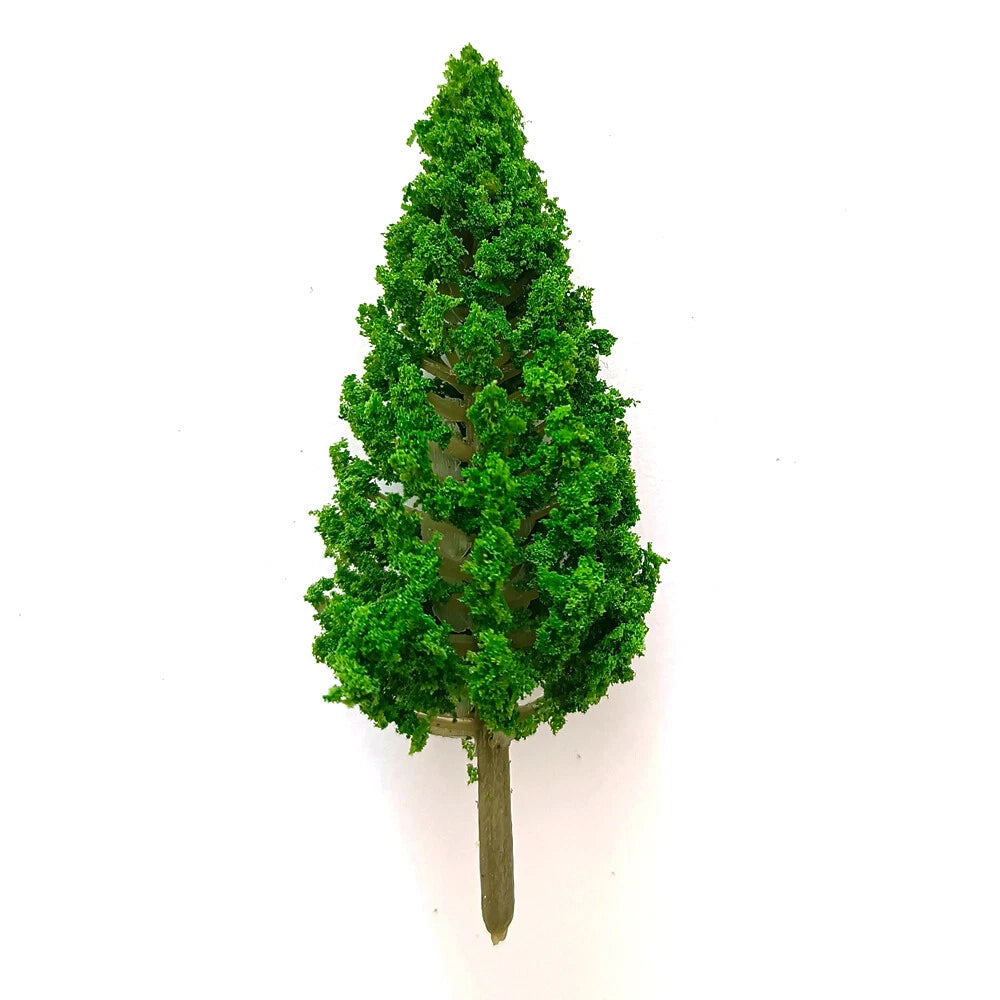 8cm Model Trees for Railroad Train Diorama Landscape Scenery