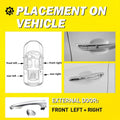 Exterior Door Handles Set of 2 for Hyundai Tucson (2016–2021)