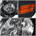 Pair of Smoked/Amber Signal Headlight Lamps for Ford Expedition (2006–2010)