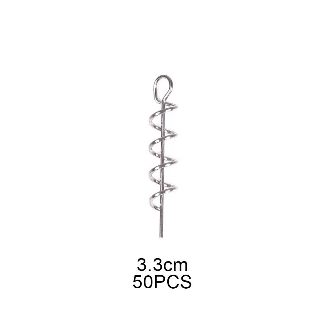 Centering Spring Lock Pin for Soft Lure Bait (50 pcs)