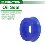 Set of 10 Oil Seal Rotary Shaft Seal 12x20x8mm High Pressure TPU
