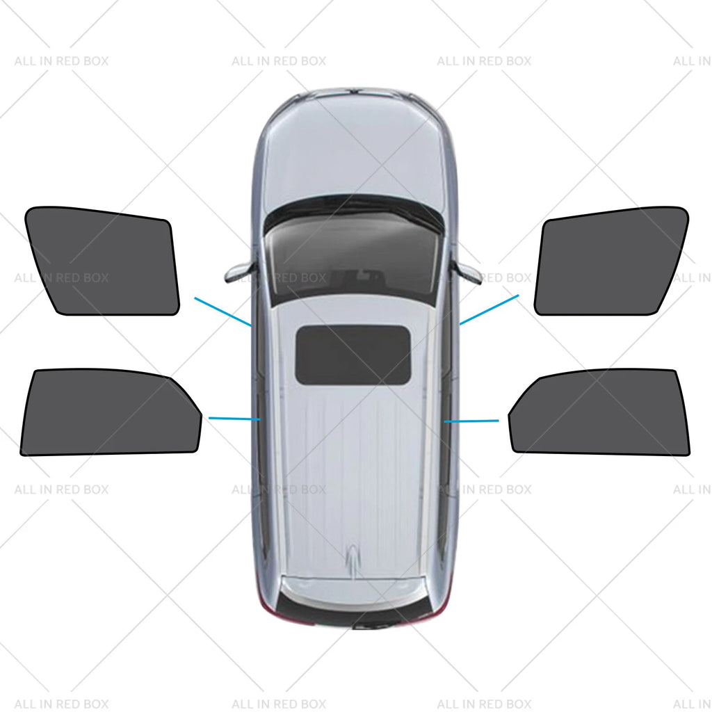 Set of 2 Magnetic Mesh Sun Blind Shades for Lexus NX (2014–2021)