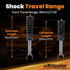 2" Front Strut for Ram 1500 Classic 4WD (2019–2022) Gas Charged Twin-Tube