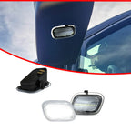 2X White LED Side Mirror Puddle Lights for F-150 F250 F350 F450 (2017–2022)
