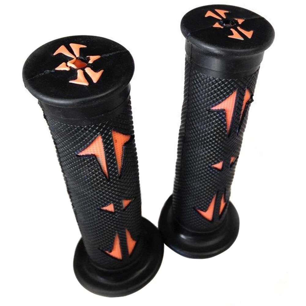 Sport Dirt Bike Rubber Hand Grips for Yamaha (7/8" Left, 1" Right)