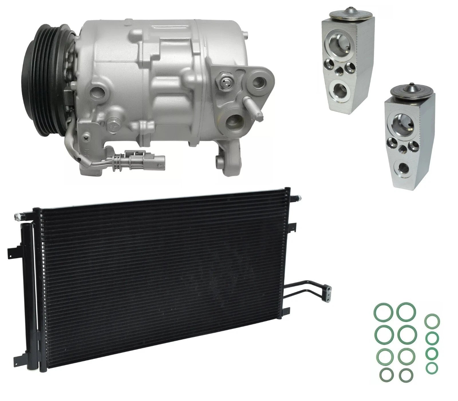 A/C Compressor Kit With Condenser for Cadillac Escalade ESV (2017–2019)