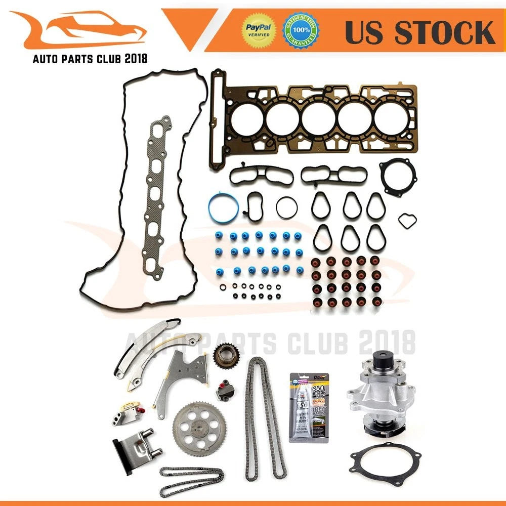 Timing Chain Kit, Head Gasket Set, Water Pump for Isuzu i-350, Hummer H3 (2006)