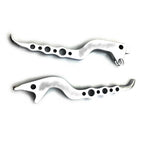 Chrome Hand Brake Clutch Levers for Suzuki Hayabusa GSXR1300 (1999–2007)