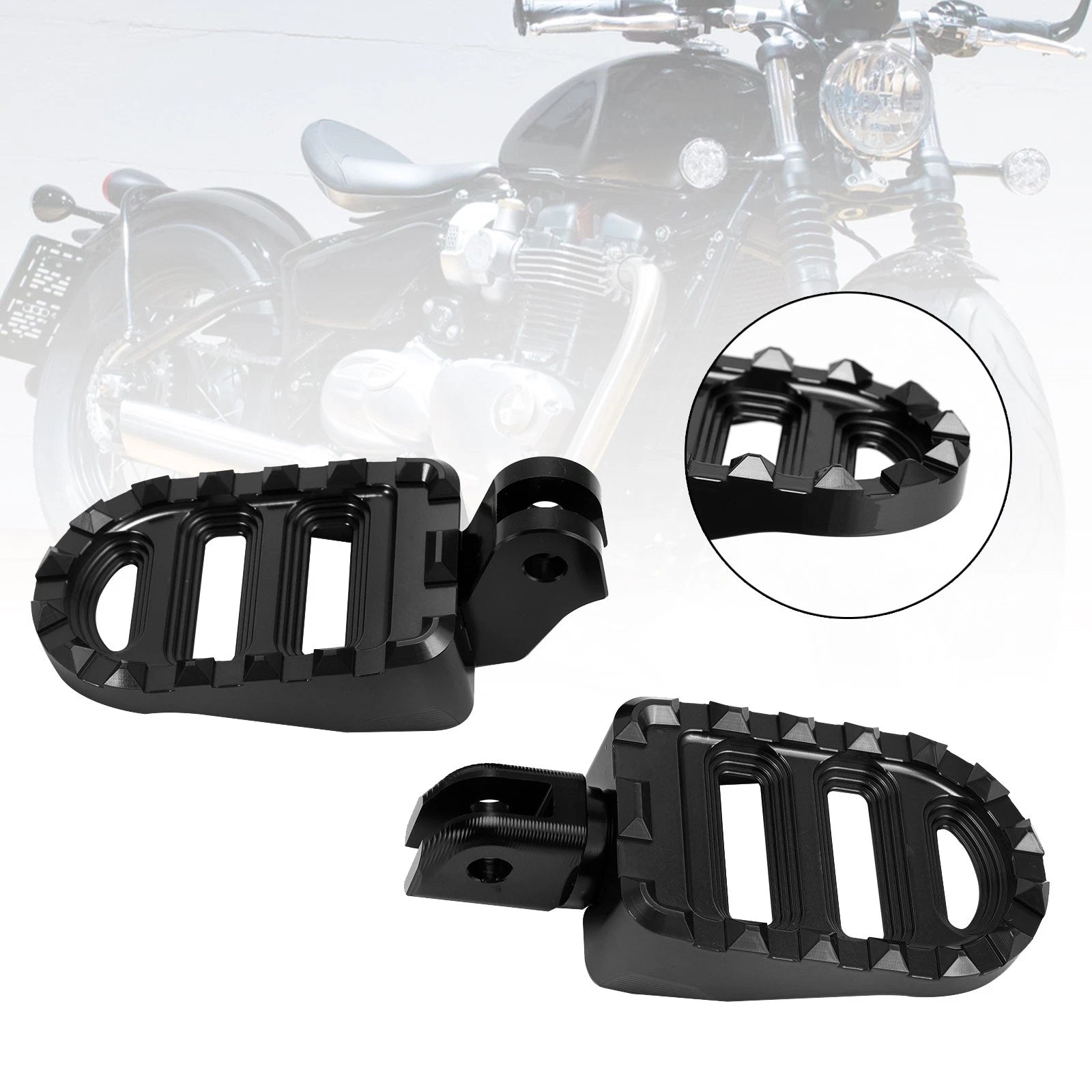 Front Footrests Foot Pegs for Bonneville Bobber (2017–2023), Rocket 3R (2020–2023)