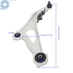 Set of 2 Front Lower Control Arms for Infiniti JX35 QX60 (2013–2019)