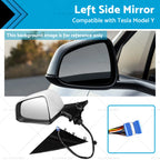 Left Side Heated Mirror for Tesla Model Y (2020–2023) 1594111-00-C