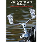 Double Grip Ball Hollowed Out Aluminum Reel Handle for Most Reels