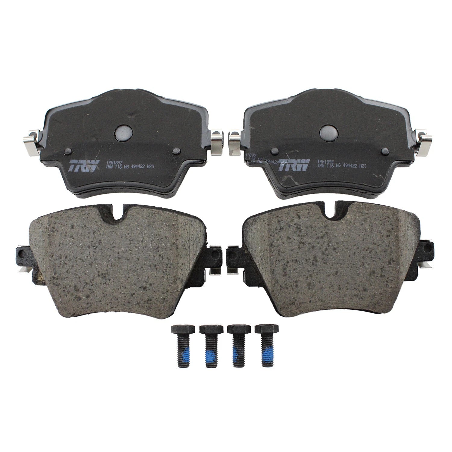 Set of 4 TRW Pro Front Low Metallic Brake Pads for BMW F48 F44 F39 G01 G02 Mini F54