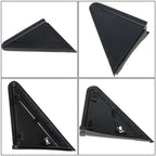 Black Plastic Mirror Flag Applique for Dodge Grand Caravan (2008-2020)