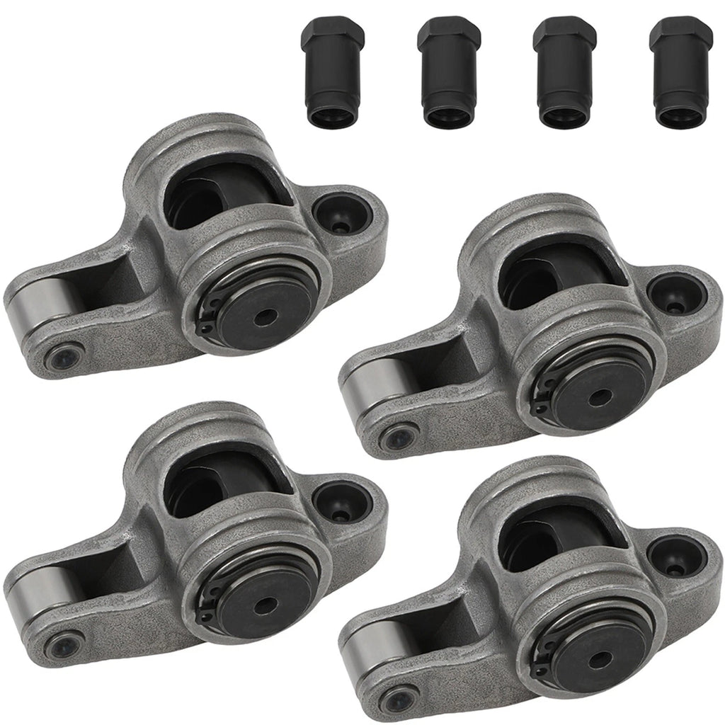 Set of 16 Stainless Steel Roller Rocker Arms for Chevrolet SBC 305 350 383