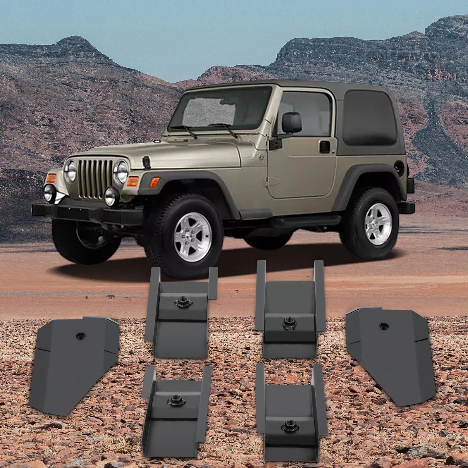 Full Tub Body Mount Repair Kit for Jeep Wrangler TJ (1997–2006)